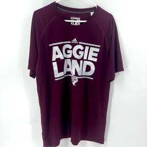 Adidas Climalite Aggieland ShortSleeve‎ Shirt